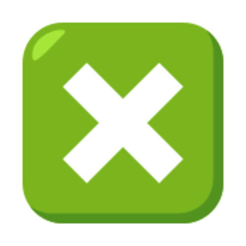 ❎ Emoji Domain EmojiOne rendering